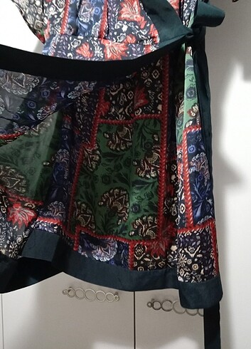 Zara ZARA KISA KOLLU ELBİSE 
