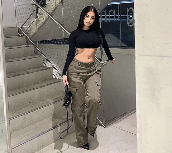 H&M streetwear kargo pantolon
