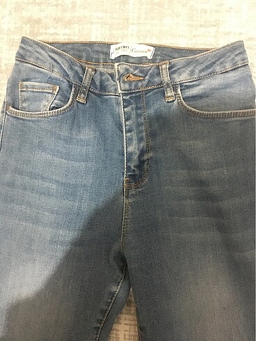 36 Beden mavi Renk Koton jean