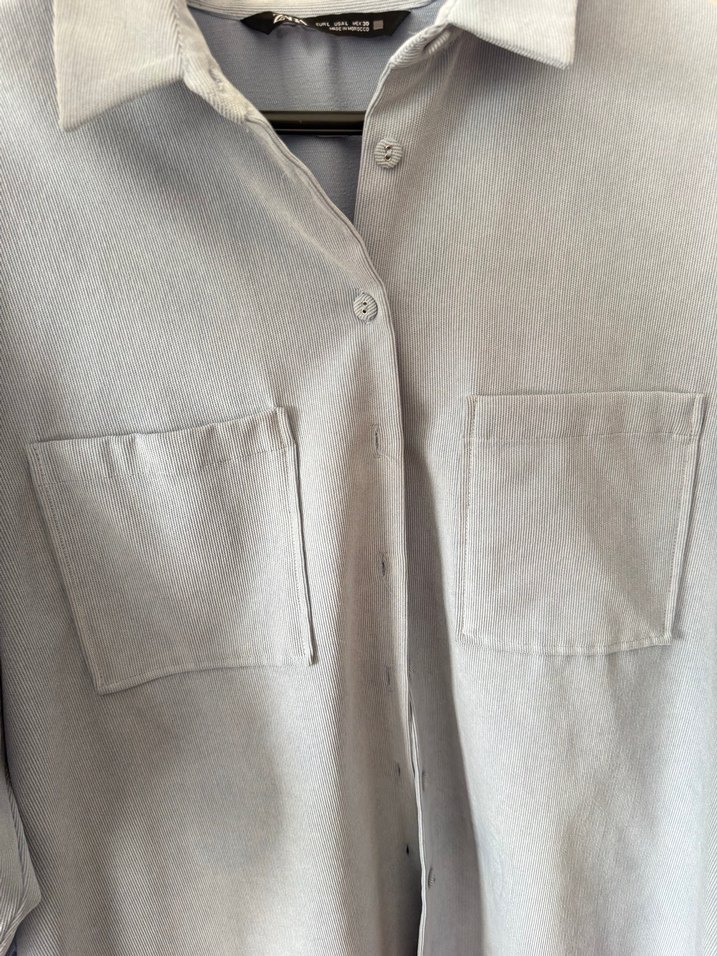 ZARA OVERSIZE GOMLEK - Görsel 5