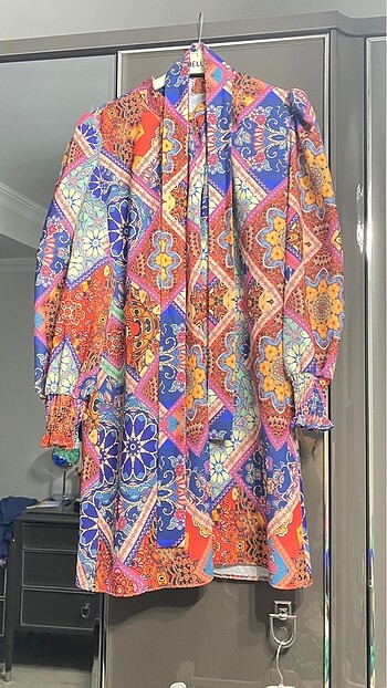 Armine Şahane kolları lastikli tunik