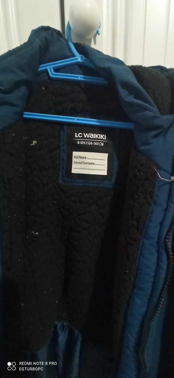 Erkek Çocuk Lacivert Fermuarlı Mont - Görsel 2