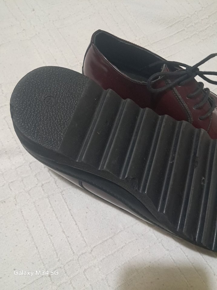 Bordo Rugan Erkek Klasik Ayakkabı - Görsel 4