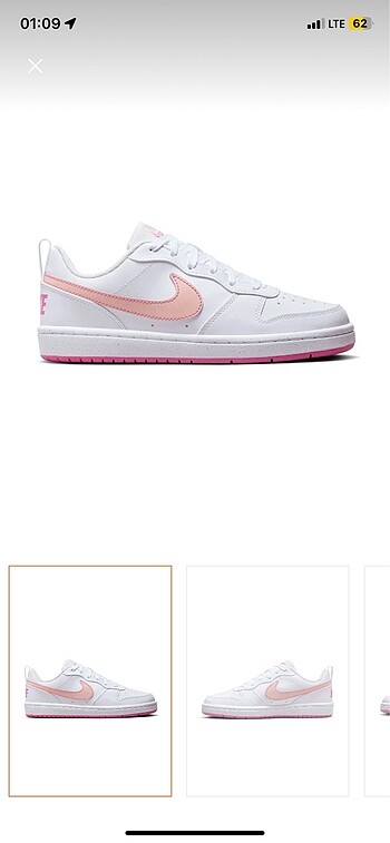 37 Beden nike kadın spor ayakkabı