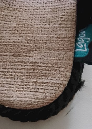 37 Beden Siyah Bağcıklı Dolgu Topuklu Kadın Sandalet