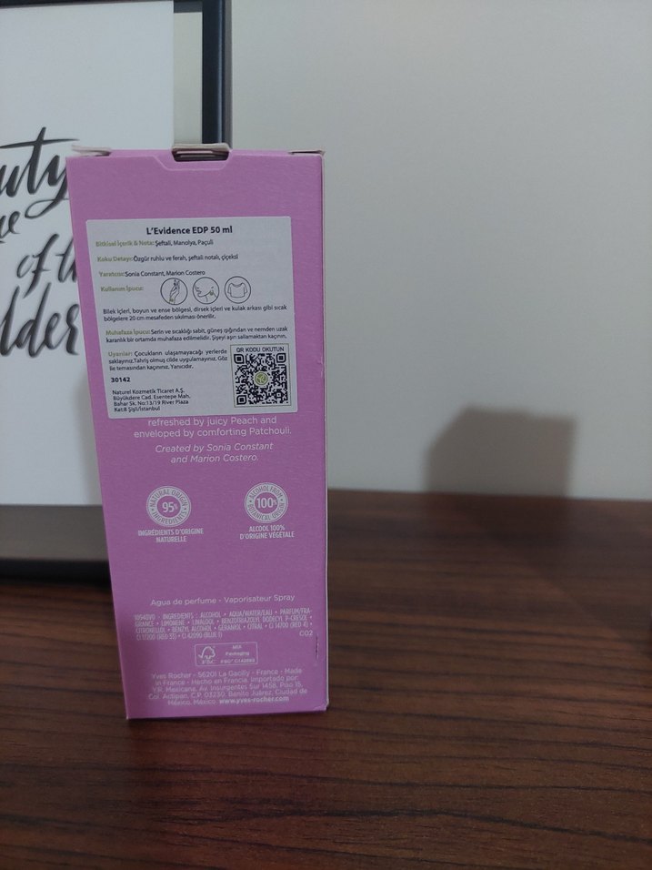 #Yves Rocher L'Evidence Kadın Parfümü 50 ml - Görsel 2