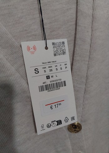 #zara #takım #üst s beden - Görsel 11