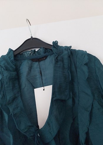 Fırfır Detaylı Kadın Gömlek #zara - Görsel 7