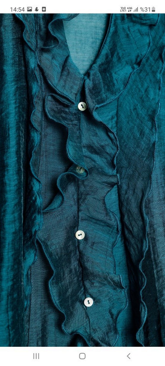 Fırfır Detaylı Kadın Gömlek #zara - Görsel 4