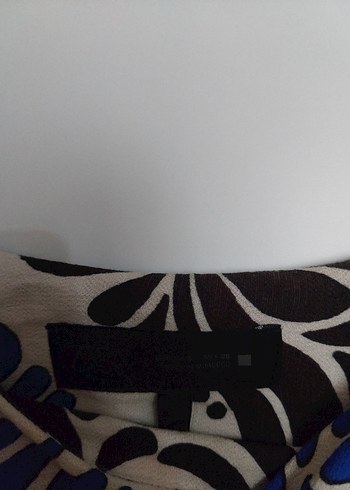 #zara #Mavi #Bağlamalı #Uzun #Bohem #Elbise - Görsel 9