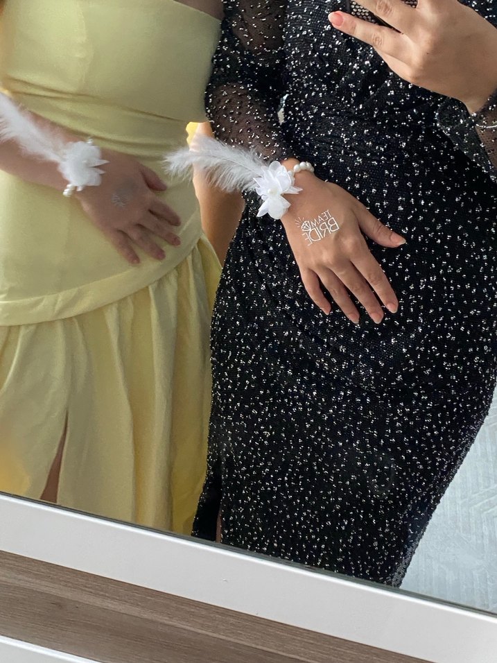 Parıltılı abiye elbise - Görsel 3