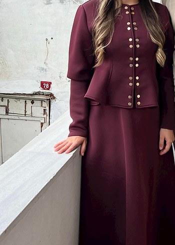 bordo alt üst takım - Görsel 2