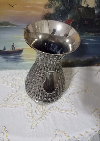 Beden ten rengi Renk vazo alman gümüşü