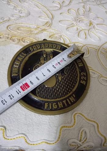 Altın Renk Parlak Vintage Erkek Rozeti - Görsel 3