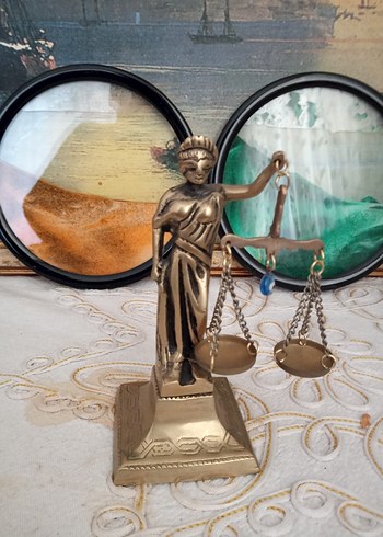 pirinç Terazi Figürü - Görsel 3