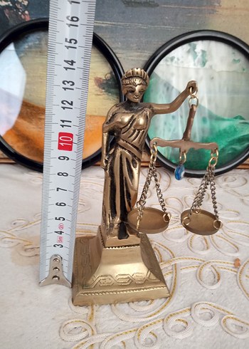 pirinç Terazi Figürü - Görsel 5