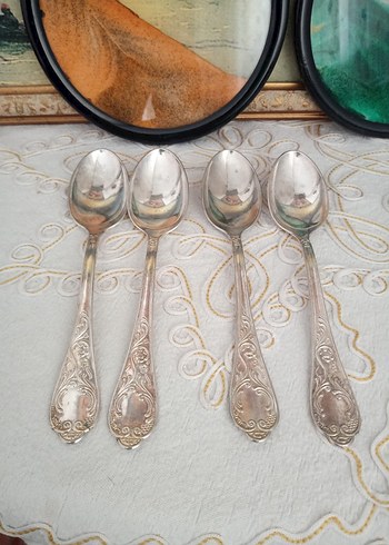 Desenli 4 Parça Tatlı Kaşığı - Görsel 4