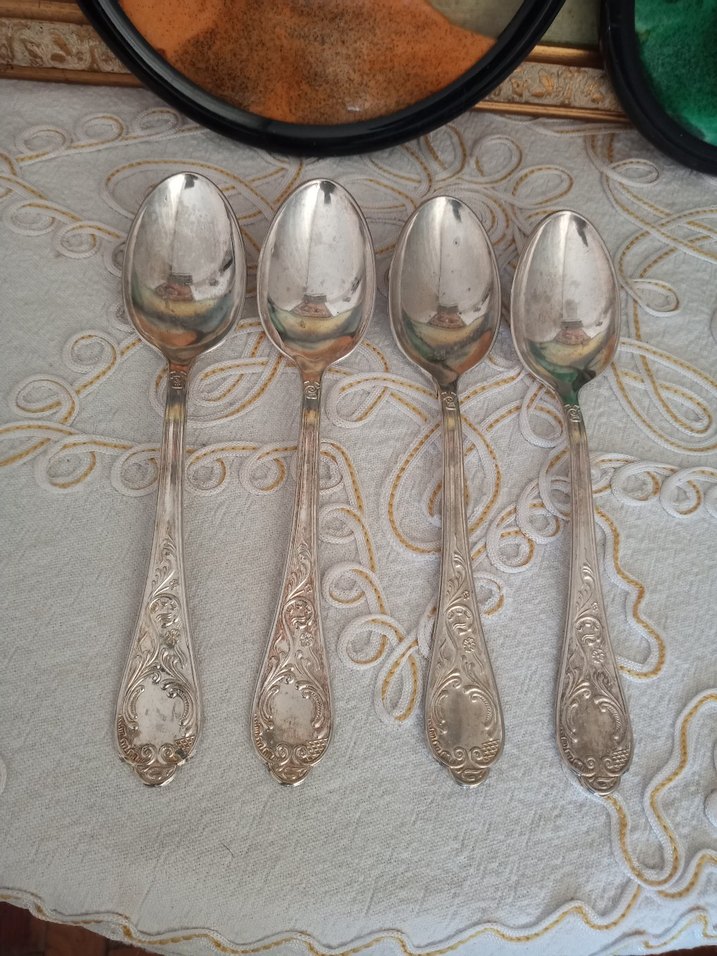 Desenli 4 Parça Tatlı Kaşığı - Görsel 3