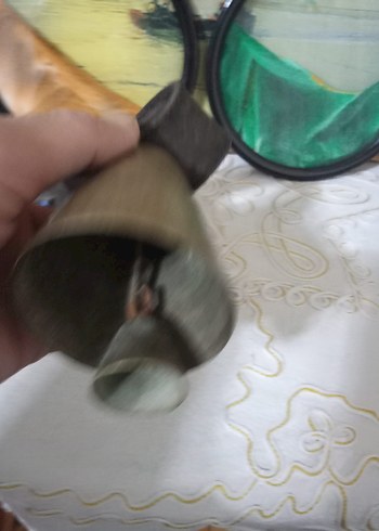 Çan pirinç antika - Görsel 4