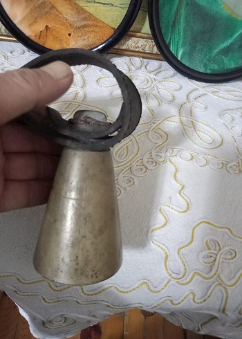 Çan pirinç antika - Görsel 3