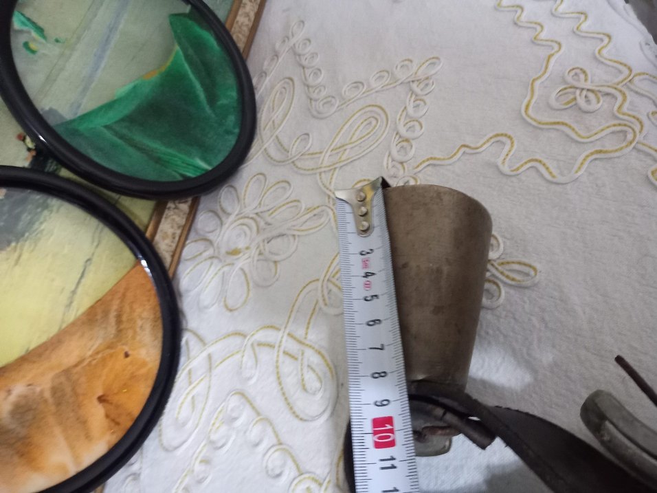 Çan pirinç antika - Görsel 5