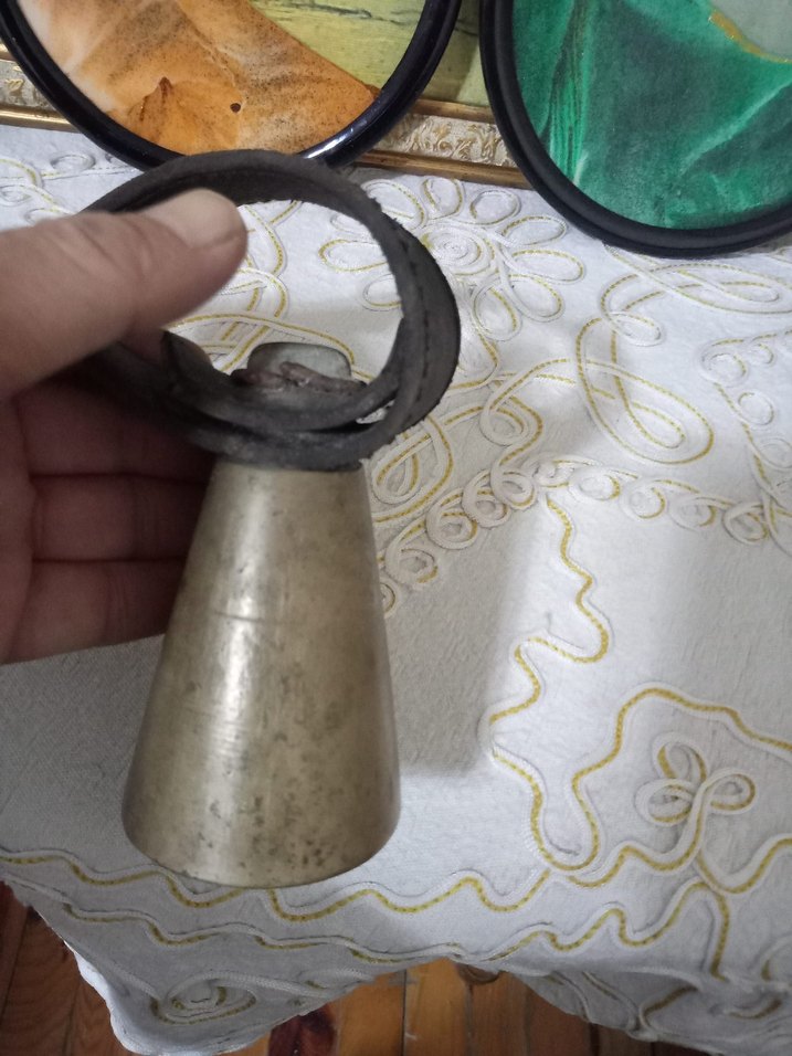 Çan pirinç antika - Görsel 3