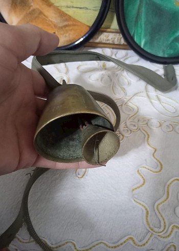 Çan pirinç antika - Görsel 4