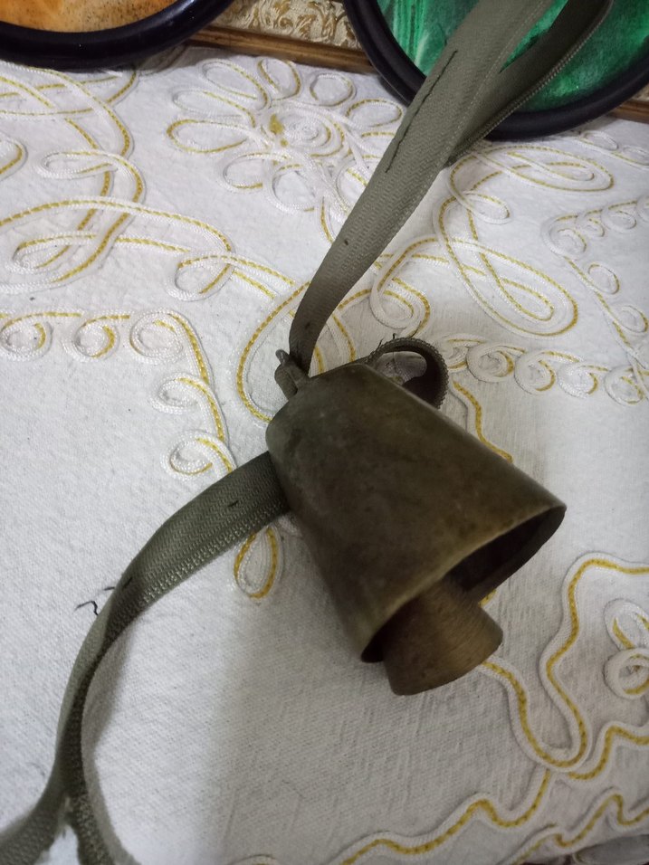 Çan pirinç antika - Görsel 5