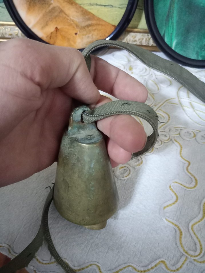 Çan pirinç antika - Görsel 3