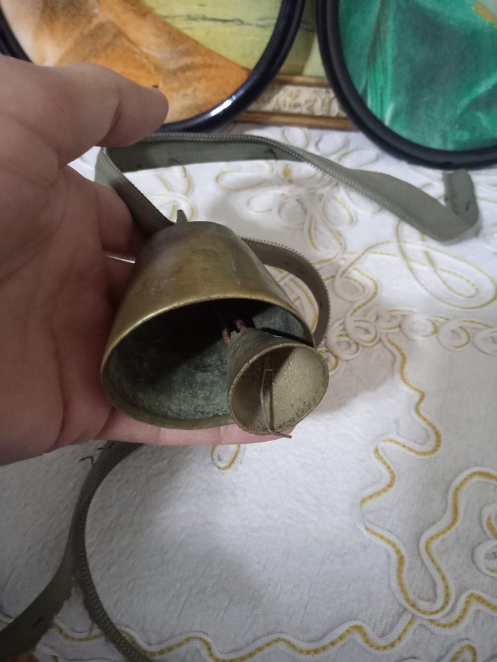 Çan pirinç antika - Görsel 4