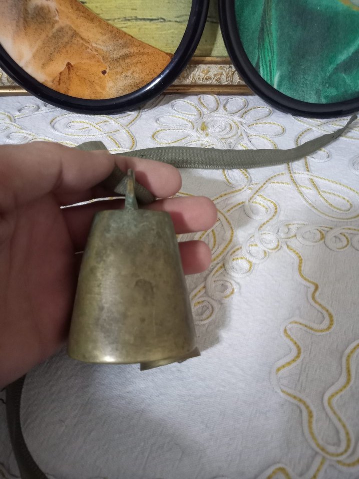 Çan pirinç antika - Görsel 2