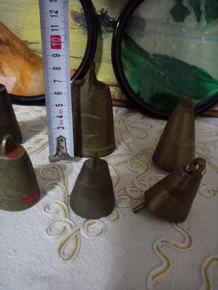 Antika Bakır Çanlar Seti - Görsel 5