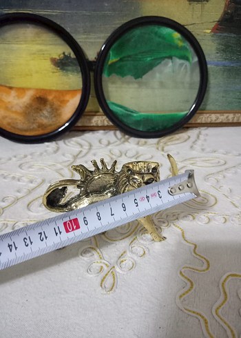 Altın Renkli Aslan Figürü - Görsel 5