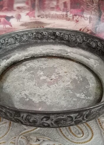 Beden Bakır antika tabak