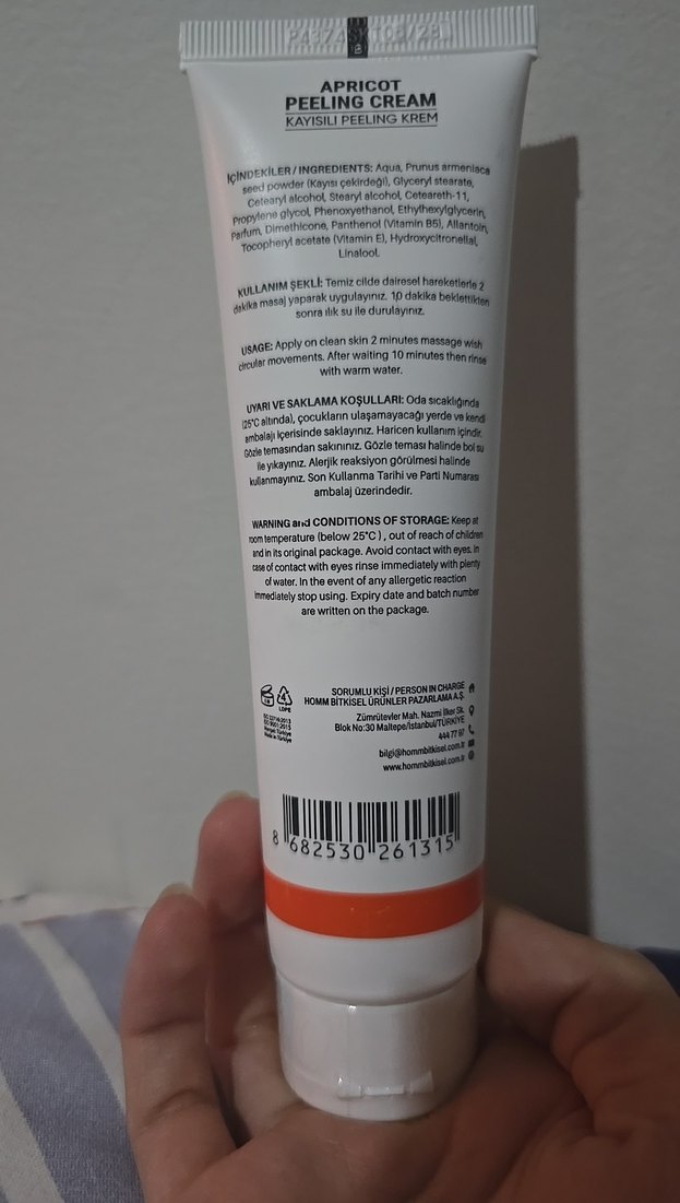 Homm Life Kayısılı Peeling Krem 100ml - Görsel 2