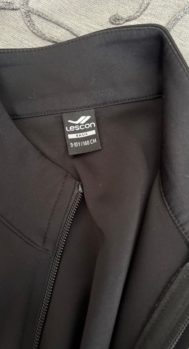 Siyah Fermuarlı Çocuk Eşofman Takımı - Görsel 4