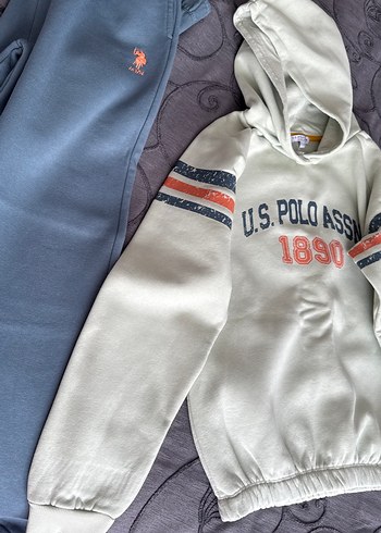 Su yeşili Kız Erkek Sweatshirt ve Eşofman Takımı - Görsel 7