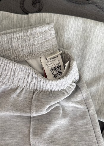 Kız Gri Fermuarlı Sweatshirt ve Eşofman Altı - Görsel 3