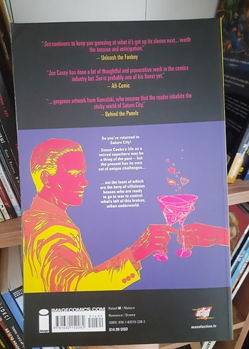 Joe Casey Sex Broken Toys Çizgi Roman