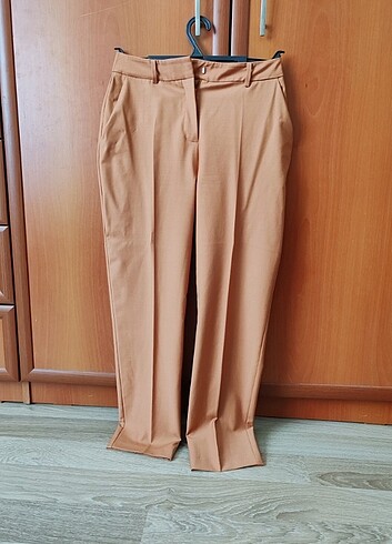 36 Beden turuncu Renk Perspective Pantolon