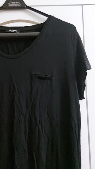 xxl Beden siyah Renk Siyah penye Rahat cep detaylı T-shirt