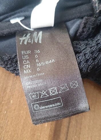 36 Beden lacivert Renk H&M Mayo 