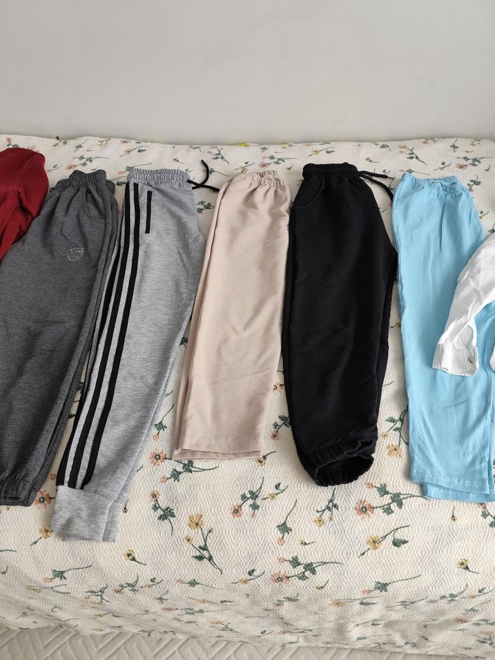 Gri Rahat Kesim Erkek Eşofman Altı - Görsel 3