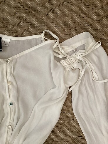 44 Beden beyaz Renk H&M bluz