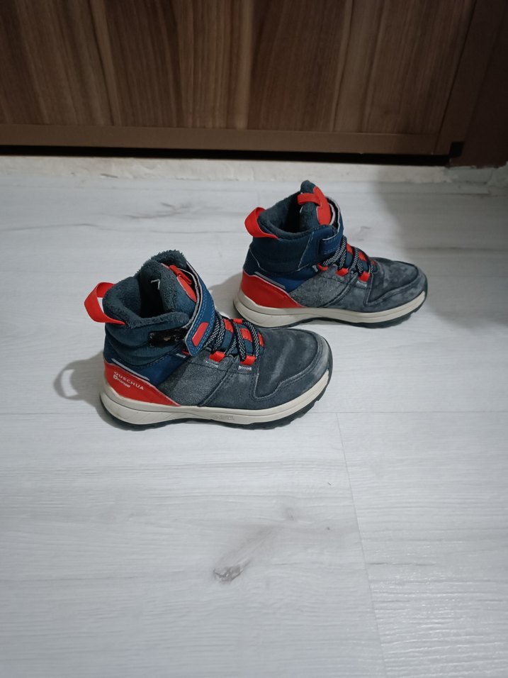 Gri Erkek Çocuk Cırt Cırtlı Bot - Görsel 2