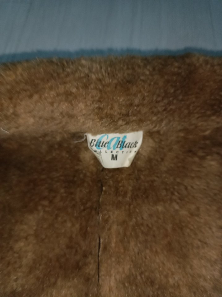 Düğmeli Kahverengi Süet Kadın Ceket - Görsel 3