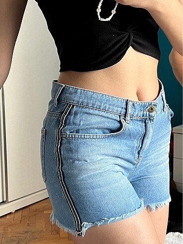 H&M Orta bel kot şort