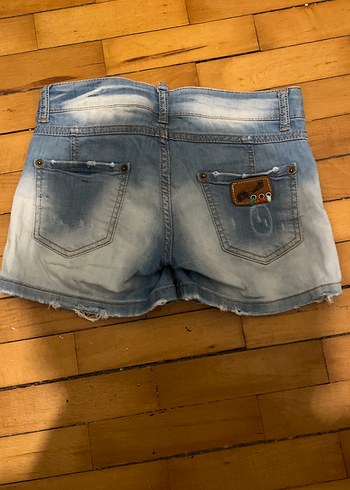 Mavi Kadın Mini Kot Şort - Görsel 2