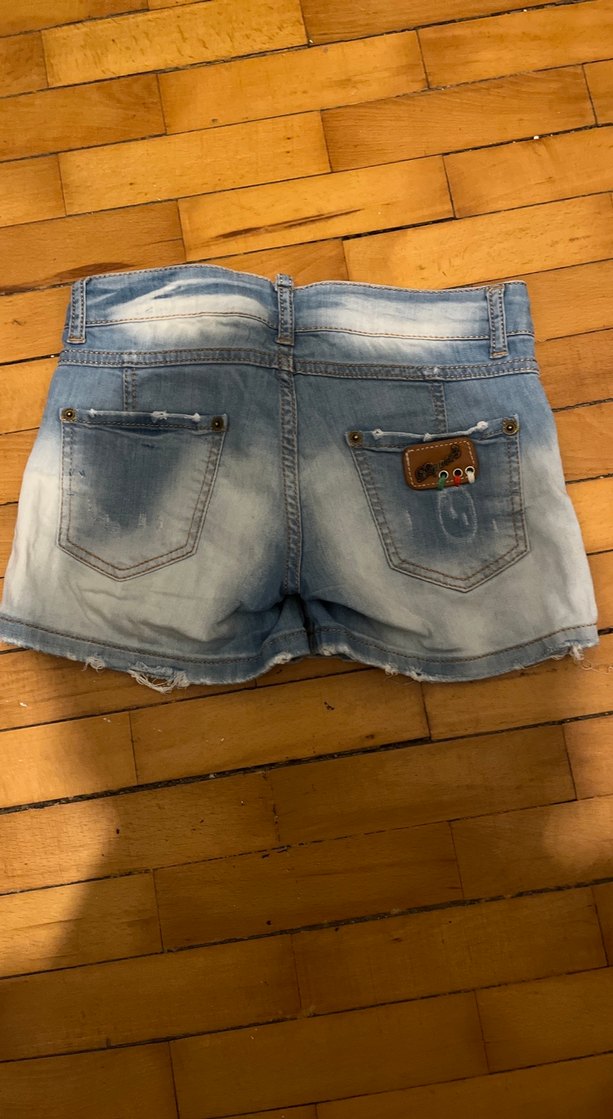 Mavi Kadın Mini Kot Şort - Görsel 2