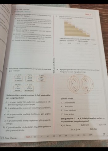 Fundamentals tyt biyoloji soru bankasi - Görsel 2